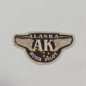 Vintage Alaska AK Bush Pilot Patch. Aviation VTG
